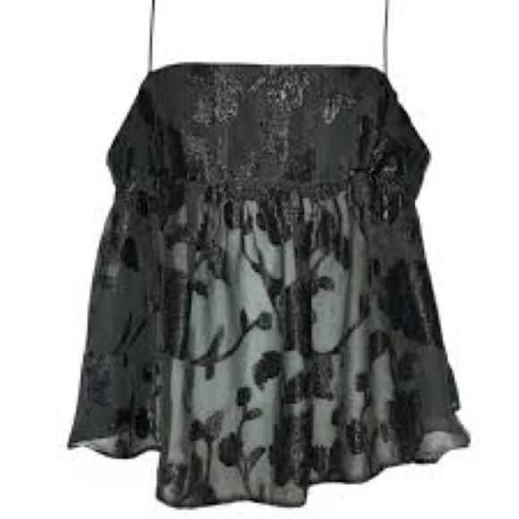 Urban Outfitters Black Camisole with Silver Accents - Picture 2 of 9